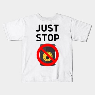 Just Stop Oil Save the Earth Just Stop Oil Kids T-Shirt